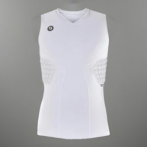 NWT G-Form Mens ProB Team Padded White Baselayer Impact Sports Tank Mens XS‎